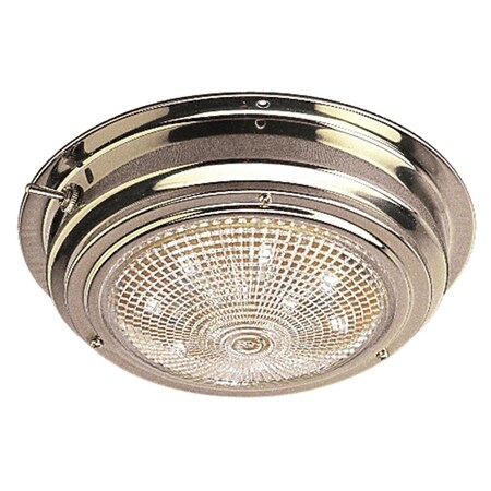 Powerhouse 400203-1 5 in. Stainless Steel Lens LED Dome Light PO913053